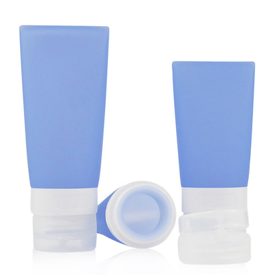 50ml 空のプラスチックPEクリームチューブ 手クリームボディローション 柔らかい化粧品パッケージ スクリーンチューブ