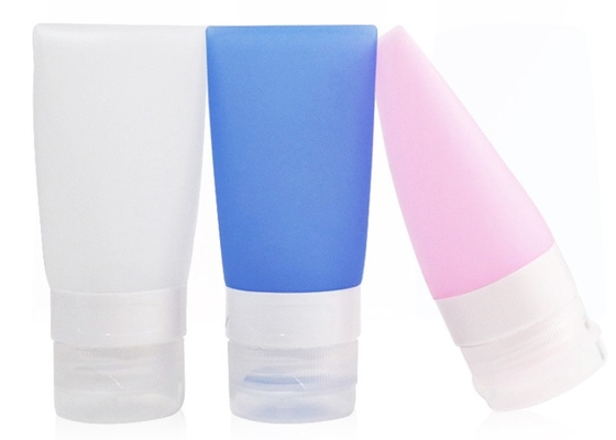 50ml 空のプラスチックPEクリームチューブ 手クリームボディローション 柔らかい化粧品パッケージ スクリーンチューブ