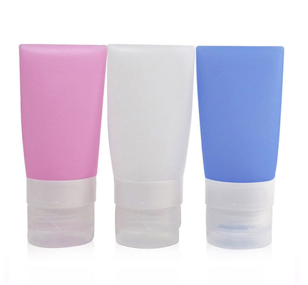 50ml 空のプラスチックPEクリームチューブ 手クリームボディローション 柔らかい化粧品パッケージ スクリーンチューブ