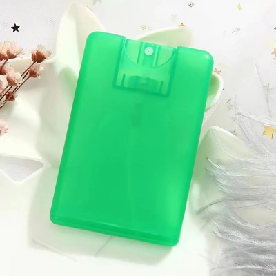 クレジットカードサイズ 化粧品パッケージ カスタム・ロゴのポンプスプレーヤー付き プラスチック製の香水瓶