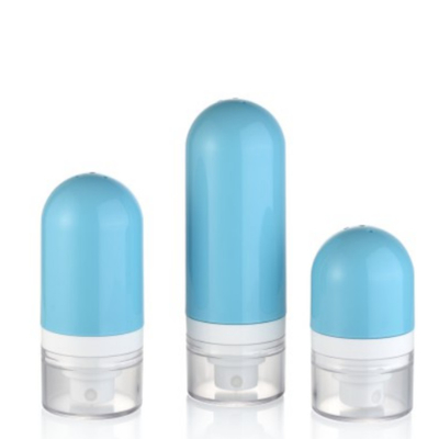30ml 50ml AS素材で作られた真空ポンプ付き,上下向きの空気のないプラスチックボトル