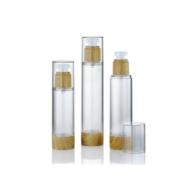 カスタム15ml 30ml 50ml プラスチックエアレスポンプ 真空化粧品ボトル 漏れ防止 制御されたディスペンシング クリーム ローション パッケージング