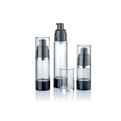 カスタム15ml 30ml 50ml プラスチックエアレスポンプ 真空化粧品ボトル 漏れ防止 制御されたディスペンシング クリーム ローション パッケージング
