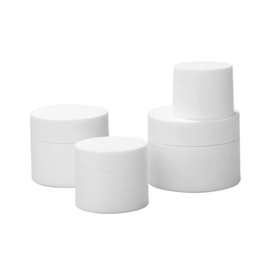 30ml 50ml 100ml アンバーブラック Pp プラスチック化粧クリーム ボトル 白黒蓋付き