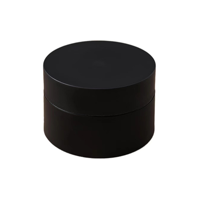 30ml 50ml 100ml アンバーブラック Pp プラスチック化粧クリーム ボトル 白黒蓋付き