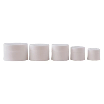 30ml 50ml 100ml アンバーブラック Pp プラスチック化粧クリーム ボトル 白黒蓋付き