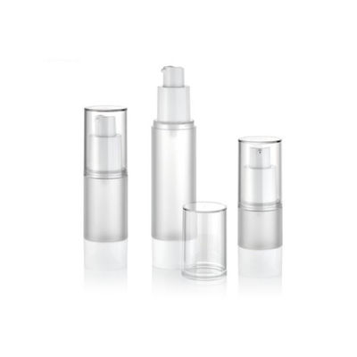 カスタム15ml 30ml 50ml プラスチックエアレスポンプ 真空化粧品ボトル 漏れ防止 制御されたディスペンシング クリーム ローション パッケージング