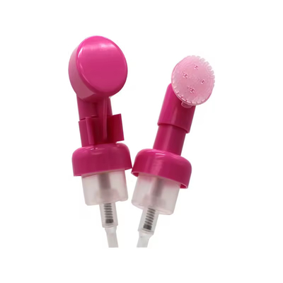 パーソナルケア用品 43mm ピンクハート形 シリコンブラシ泡ポンプ