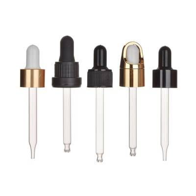 オーダーメイド 閉じる 18mm 20mm 24mm エッセンシャルオイルボトルのためのガラスドロッパー