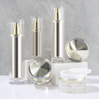 100ml アクリル 無気ポンプ 顔クリーム 化粧品 ボトル クリーム グラスセット