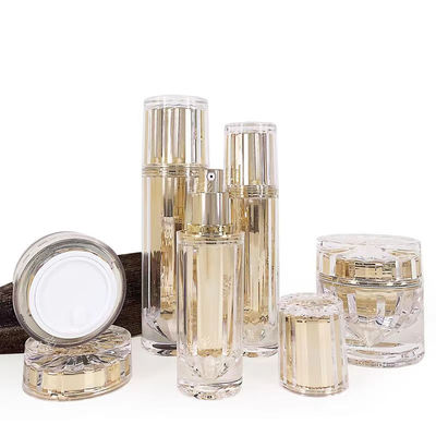 アクリルボトル コスメティック血清ローション容器 1オンス 空気のないポンプボトル