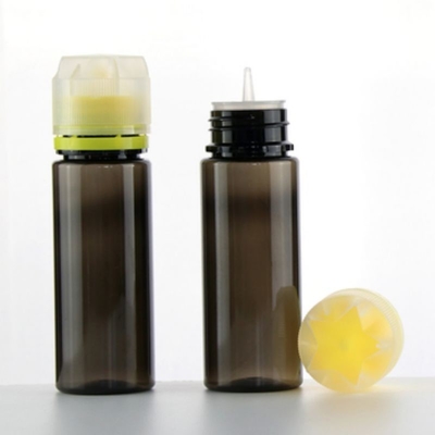 50ml スモーク オイル リキッド オイル ジュースのための長プラスチックボトル 防子包装ローション 仕上げ マット仕上げ
