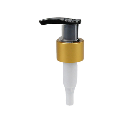 24mm 28mm アルミニウムローションポンプ ディスペンサーローションポンプ 石けんプレス