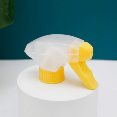 漏れ防止 28mm 全プラスチック トリガースプレーヤー 丸型ノズルと閉じるタイプを曲がる