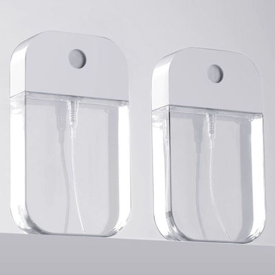 30ml 50ml ポータブル 再充填可能な PETG プラスチック 化粧水 スプレー 香水 カード形 ボトル ゴムフレーム 旅行 使いやすい