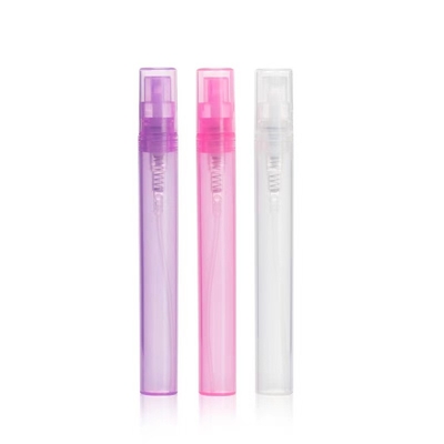 10ml 透明 ミニスプレー 香水 ガラスサンプル ボトル プラスチックスプレーポンプ 漏れ防止 Yes