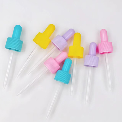 カスタムカラー 18mm 24mm 肋骨付き PP プラスチックドロッパー 皮膚ケア用血清