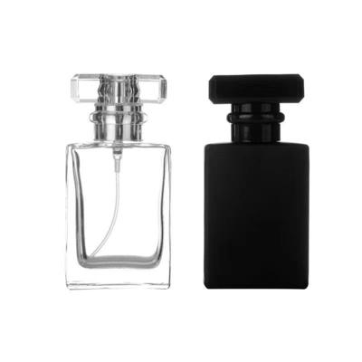 マットブラック 30ml 50ml 100ml ガラスの香水霧ボトル