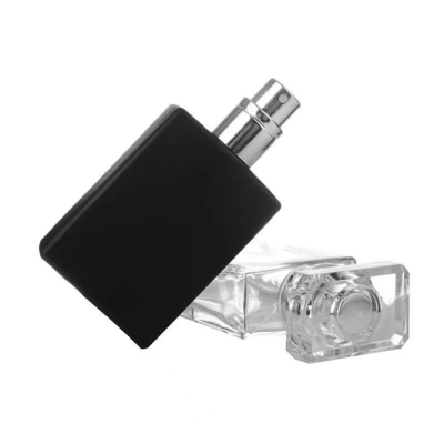 マットブラック 30ml 50ml 100ml ガラスの香水霧ボトル