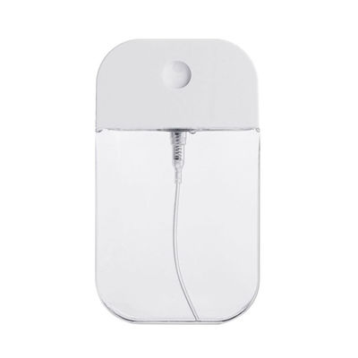 30ml 50ml ポータブル 再充填可能な PETG プラスチック 化粧水 スプレー 香水 カード形 ボトル ゴムフレーム 旅行 使いやすい