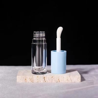 輝き 空のチューブ カスタムロゴ ブラシ付き 黒の容器 5ML リップ 輝き チューブ グラデント リップ
