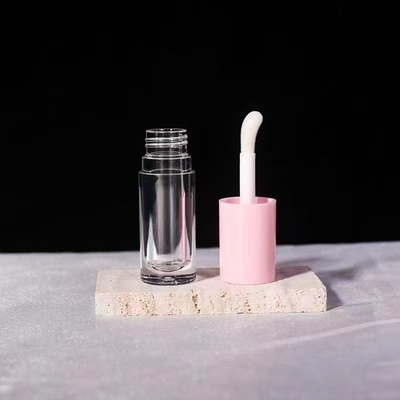 輝き 空のチューブ カスタムロゴ ブラシ付き 黒の容器 5ML リップ 輝き チューブ グラデント リップ