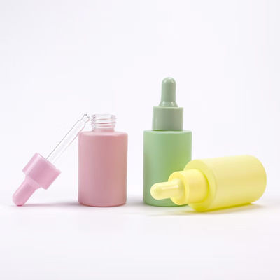 5/10/15/20/30/50/100ml アンバーガラスドロッパーボトル 空っぽ 再充填可能なアロマテラピー血清 化粧液