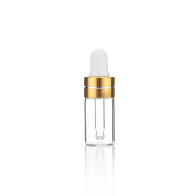 エッセンシャルオイルボトル 5ml 10ml 15ml 20ml 30ml 50ml 100ml 透明ゴールド色