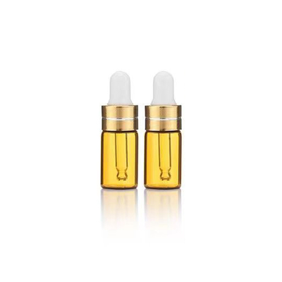エッセンシャルオイルボトル 5ml 10ml 15ml 20ml 30ml 50ml 100ml 透明ゴールド色