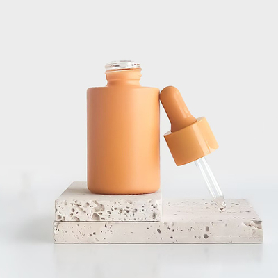 マカロン カラー エッセンシャル オイル ボトル 30ml プラスチックのPPポンプとガラス素材