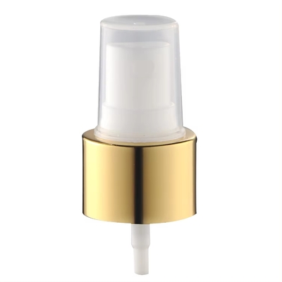 18mm 20mm 高級 金 金属 アルミニウム アノジス 半またはフルキャップの精密霧スプレーポンプスプレーヤー
