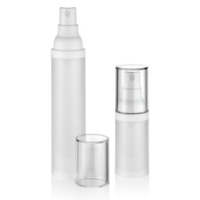 繊細な外見 5ml 10ml 15ml 30ml プラスチック式空気のないポンプボトル 皮膚ケア用