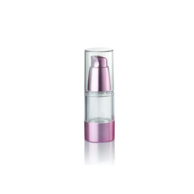ローズゴールド 15ml エアレスポンプボトル 高品質アートワーク対応 カスタマイズ可能