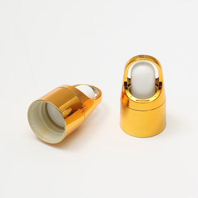 Wholesale 18mm 24mm Silver Gold Glass Plastic Pipette Press Down Type Plastic Dropper