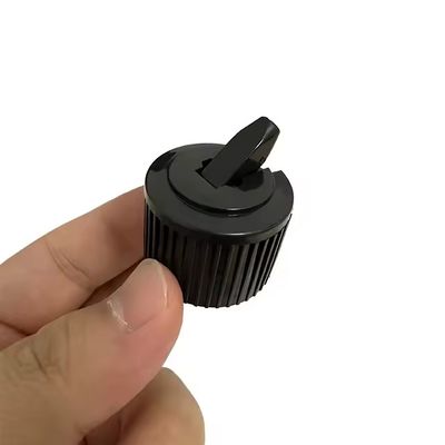 24mm 28mm white black plastic turret cover flip disc top lid detergent bottle
