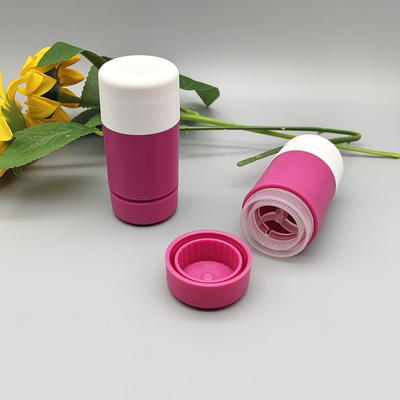丸い円形 15g 30g 50g 75g PP デオドラントスティック容器 化粧品用