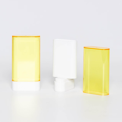 金属スプリングボトム充填20gプラスチックデオドラントバームスティック容器、カラー作成可能
