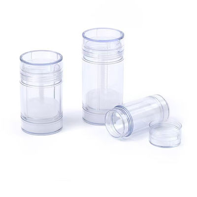 円筒形 15g 30g 50g 75g 100g AS プラスチック製の香水容器 空のデオドラントバーム