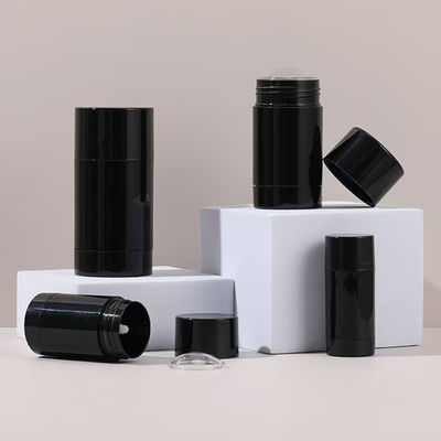 円筒形 15g 30g 50g 75g 100g プライベートラベル ASプラスチック 空のデオドラントスティック