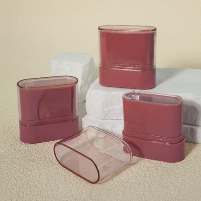 チークチューブ プラスチック包装容器 空のデオドラントスティック ボトムスイベル 化粧品