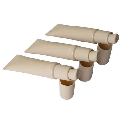 30ml 50ml 100ml 150ml ホワイト プラスチック ポリエチレン 化粧品 圧縮 印刷チューブ