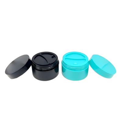 PP Plastic 50g+50g Customized Color Double Layer Cream Jar For Skin Care