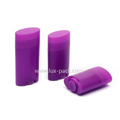 Recyclable 35g 50g 75g Easy to Carry Convenient Travel Use Body Fragrance Oval Shape Twist up Personal Care Container Deodorant Stick Bottle