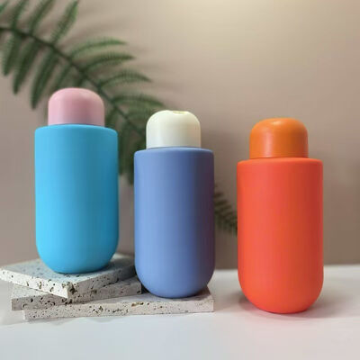 300ml 350ml 400ml フリップカバー付きプラスチックボトル シャワーゲルシャンプーコンディショナー ボトル ディスクキャップ
