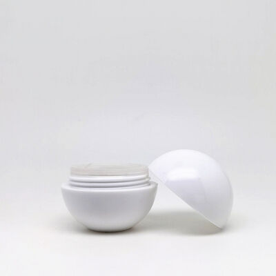 球形プラスチッククリームジャー 5g 25g 50g 80g 様々なアートワーク印刷に対応 スキンケアパッケージ用