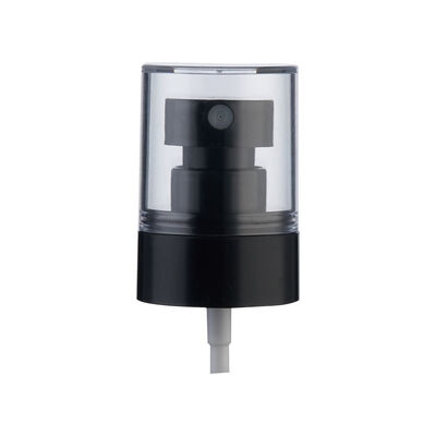 24mm ハーフカバープラスチックポンプスプレー 白ミスト 透明キャップ付き 液体塗布用ビッグキャップ