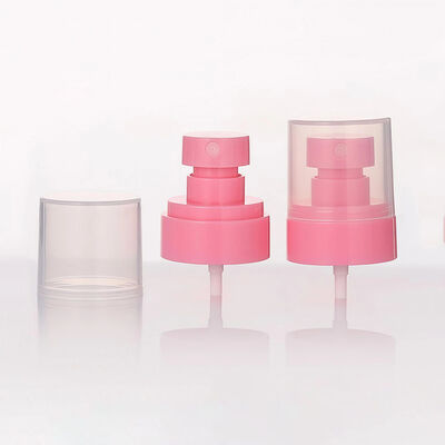 24mm ハーフカバープラスチックポンプスプレー 白ミスト 透明キャップ付き 液体塗布用ビッグキャップ