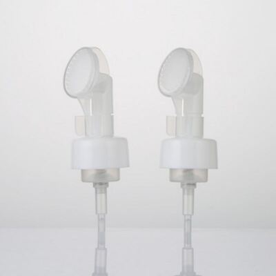 42mm 43mm プラスチックフォームディスペンサーポンプ クリップ付き シリコンブラシ 漏れ防止