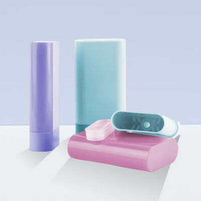カラーシルクプリント 底の詰め込み 20g デオドラント バームスティック ボトル 化粧品パッケージ