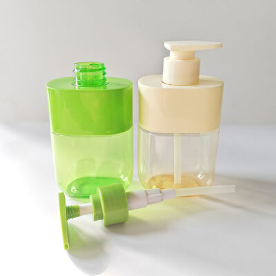 300ml スクウェアローションボトル カスタムカラー 肩袖 透明体 贅沢品 肌ケアパッケージ